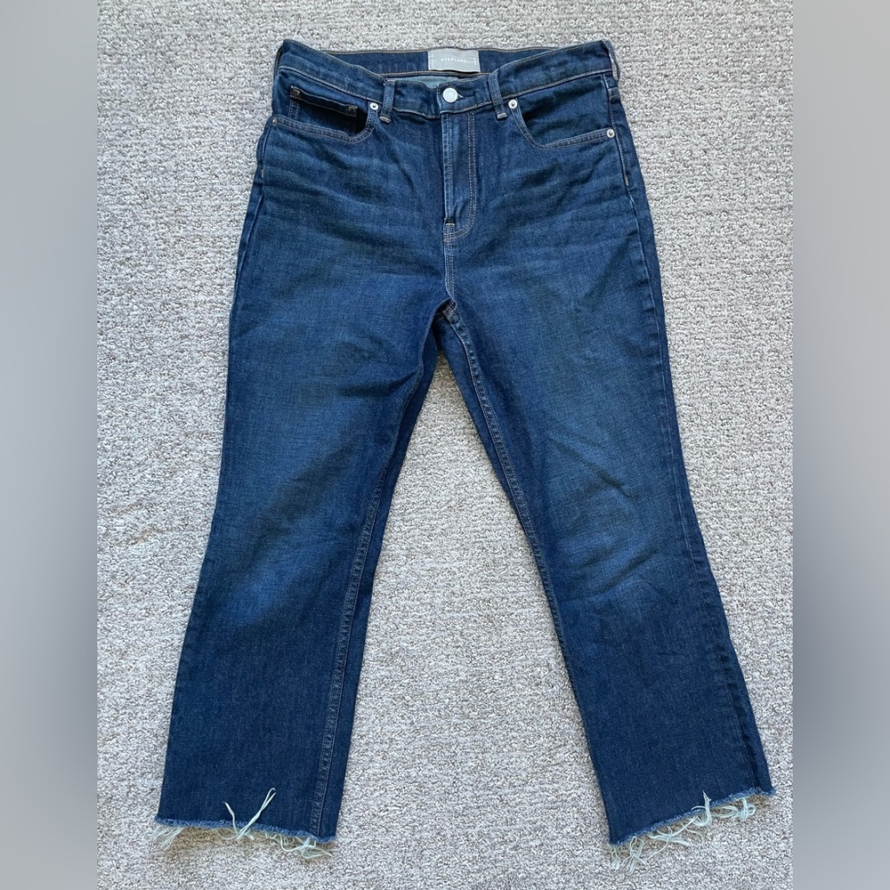 Everlane cropped raw hem denim 30 regular